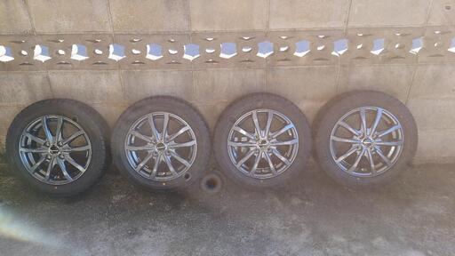 値下げ応相談155/65R14国産スタッドレスタイヤ＆ホイール4本セット