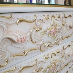 ロココ調   クラシック エレガント  姫家具　4段　チェスト