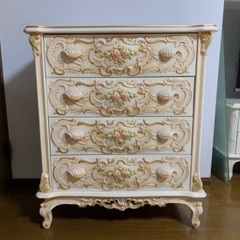 ロココ調   クラシック エレガント  姫家具　4段　チェスト