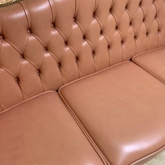 ソファ　本革　ロココ　姫家具　イタリア