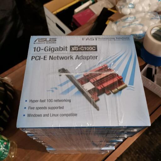 PCパーツ ASUS PCI-E NETWORK Adapter 10G  XG-C100C
