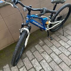 リサイクルショップどりーむ荒田店　No569 エコNo15662X マウンテンバイク　アサヒ　ソリューション　ダブルトラック　ギア切り替え３×６段変速♪　新品定価約４万円！　サスペンション機能♪　MTB リサイクルショップどりーむ荒田店 No569 エコNo15662X マウンテン