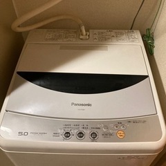 洗濯機0円　Panasonic 2009年製