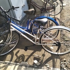 自転車(銀色)