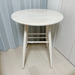 丸型テーブル 白 60cm ニトリ