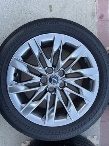 レクサス50系LS500純正ホイールセット 4本セット純正ナット付き