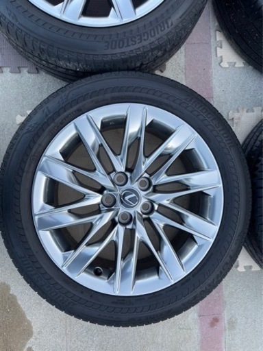 レクサス50系LS500純正ホイールセット 4本セット純正ナット付き