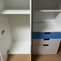 IKEA 子供用クローゼットと収納棚