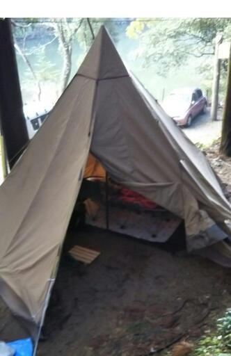 テント　アウトドア　キャンプ用品ワンポールテント　ポリコットン　ビジョンピークス