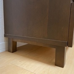 無印良品 タモ材チェスト4段ワイド