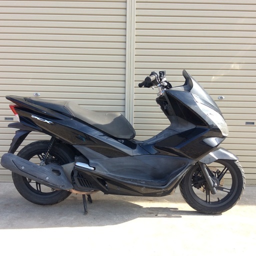 HONDA ホンダ 規制前 PCX150 初期型 黒 ＋7cc、2バルブ→4バルブ化で