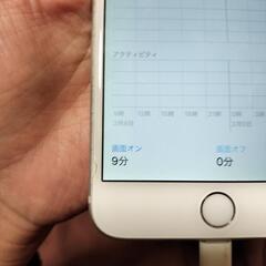 iPhone6plus  バッテリー98％です。