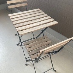 【受け渡し決定済】ガーデンテーブル&椅子