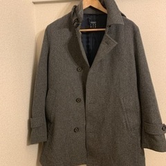 ジャケットコート灰色