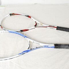0228 MIZUNO ミズノ 軟式 テニスラケット2本セット ...