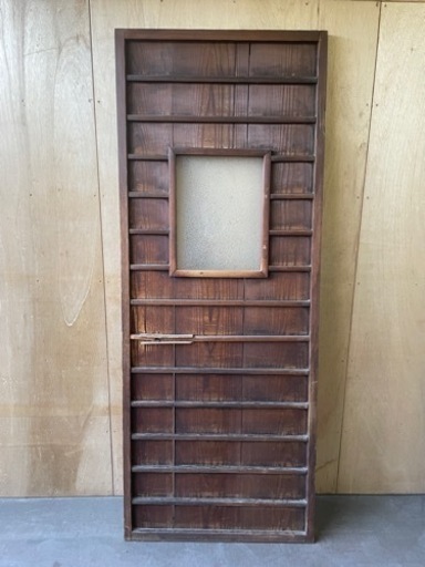 ② 建具 ドア 古民家 古民家再生 ガラス 木製 アンティーク レトロ