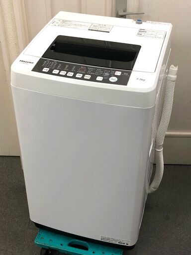㉖【税込み】ハイセンス 5.5kg 全自動洗濯機 HW-E5502 2019年製【PayPay使えます】