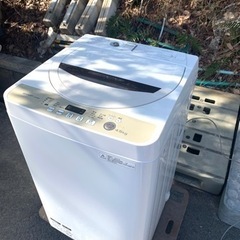 配送します　洗濯機　シャープ　2016年製　ES-GE45R 4...