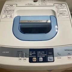 洗濯機 Hitachi 5キロ