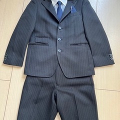 男の子セレモニースーツ120cm(Yシャツ、ネクタイ、ポケットチ...