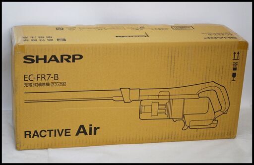 未使用 シャープ 充電式掃除機 EC-FR7-B ACTIVE Air ブラック ラクティブ エア サイクロン コードレス