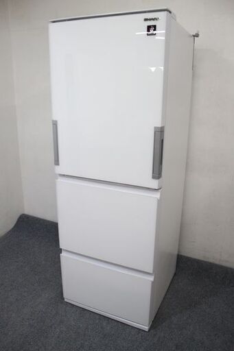 SHARP/シャープ 3ドア冷凍冷蔵庫 350L 自動製氷 プラズマクラスター SJ