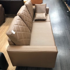 カウチソファー LOWYA クッション付き 合皮 【トレファク上福岡】