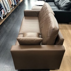 カウチソファー LOWYA クッション付き 合皮 【トレファク上福岡】