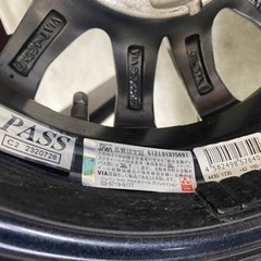 ほぼ新品‼️ 軽トラック用　アルミホイールタイヤ