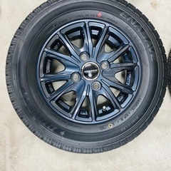 ほぼ新品‼️ 軽トラック用　アルミホイールタイヤ
