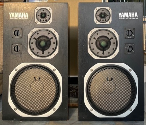 tt 【動作未確認】YAMAHA / ヤマハ NS-1000M スピーカー ペア 音響機材