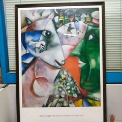 くまねず《姫路》額付きポスターアート①Malc Chagall(...