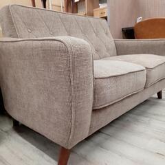 ★ソファー　ファブリック　2人掛けソファー　コンパクト　幅約122cm 💳自社配送時🌟代引き可💳※現金、クレジット、スマホ決済対応※