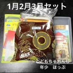 通信教育こどもちゃれんじ年少ほっぷ1〜3月号セット