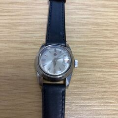 ★RADO★ラドー★アンティーク(時価10万円前後?)★レディースカレンダー付自動巻き腕時計★シルバー×ブラック★一部難あり★