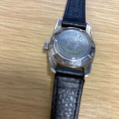 ★RADO★ラドー★アンティーク(時価10万円前後?)★レディースカレンダー付自動巻き腕時計★シルバー×ブラック★一部難あり★