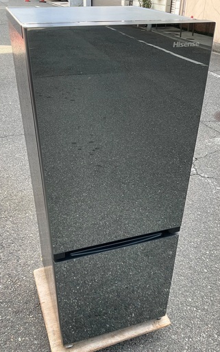 【RKGRE-076】特価！ハイセンス/Hisense/154L 2ドア冷凍冷蔵庫/HR-G1501EM/中古品/2021年製/当社より近隣無料配達
