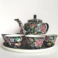 中国景徳鎮　茶器セット　アンティーク品