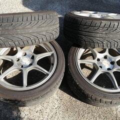 ENKEI 17㌅ 7J+45 114.3 5穴 山7〜8分程 アルミ