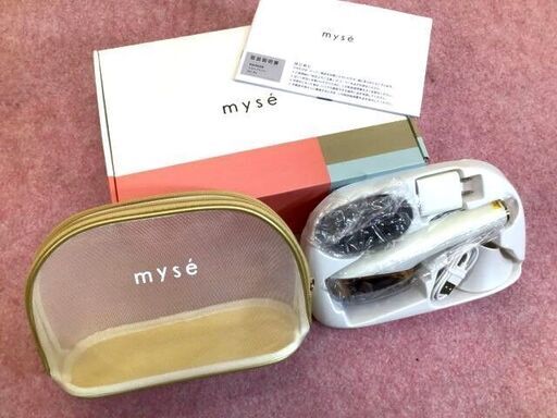 【 未使用・展示品】myse ミーゼ　YA-MAN スカルプリフトポーチセット　MS-80W-1 未使用　家庭用美容器　顔リフトケア　お風呂使用可能