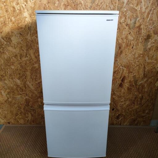 SHARP ノンフロン冷凍冷蔵庫 SJ-DA14D-W 2018年製