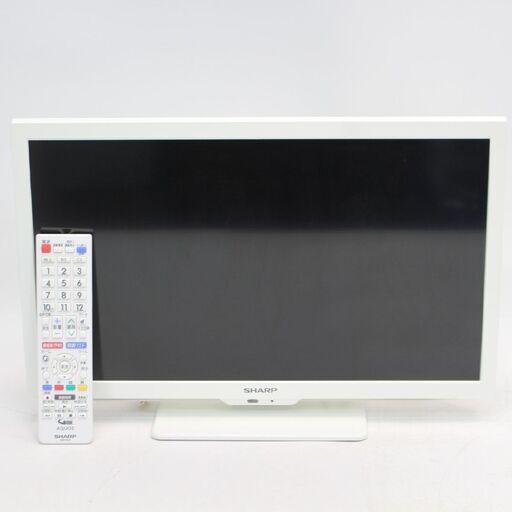 122)【美品/2021年製】SHARP シャープ AQUOS 19型 液晶テレビ 2T-C19DE