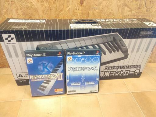 PS2 キーボードマニア 1\u00262 専用コントローラー 専用スタンド フルセット レトロゲーム BEATMANIA BEMANI