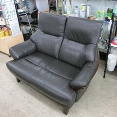 ソファ 二人掛け ブラウン ハイバック 茶系 2人掛け 札幌 西野店
