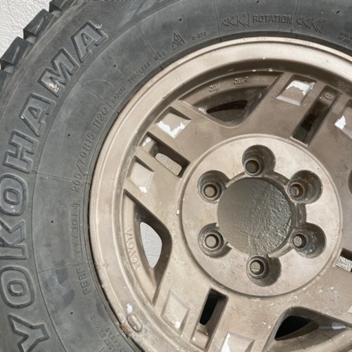 78プラド プラド78 純正ホイールとスタッドレス(ほぼ未使用)4本セット