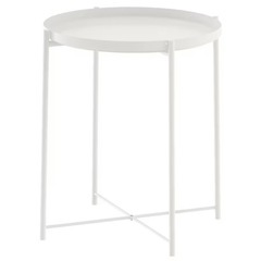 IKEA GLADOM グラドム 白 サイドテーブル