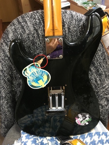 ジャンク品】Fender エレキギター（ソフトケース、ストラップ付