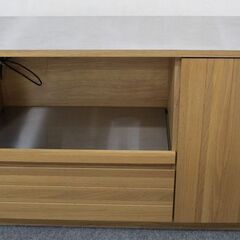 フランフラン/Francfranc ライツ キッチンカウンター ナチュラル ステンレス天板 幅1200 中古家具 店頭引取歓迎 R6847)