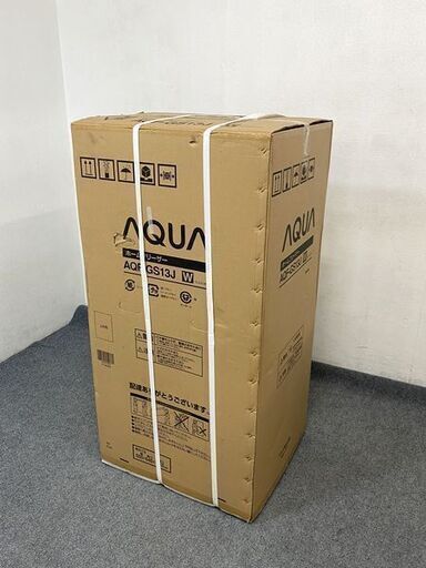開封済み未使用品 AQUA/アクア 1ドア冷凍庫 ホームフリーザー134L  3モード タッチパネル AQF-GS13J-W   家電 店頭引取歓迎 ■R6883)