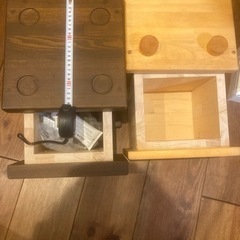 木製玩具箱2セット